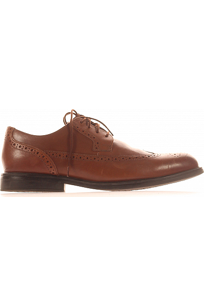 Clarks Pánské Polobotky Kožené Hnědé Vel.  43