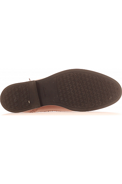 Clarks Pánské Polobotky Kožené Hnědé Vel.  43