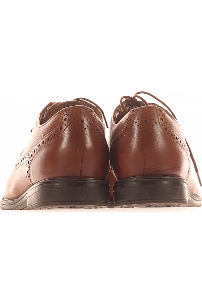 Clarks Pánské Polobotky Kožené Hnědé Vel.  43