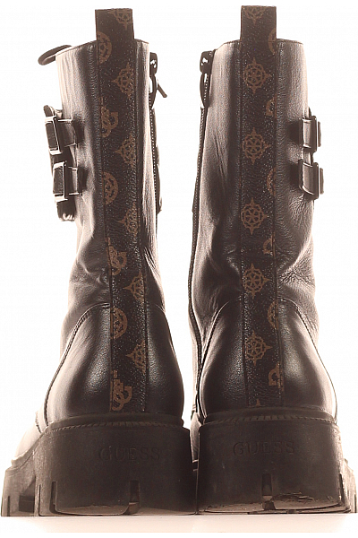 Dámské Boty Kožené Černé Guess Second hand Vel. 40