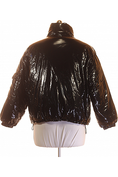 Bershka Zimní Dámská Bunda Černá Vel.  M/L