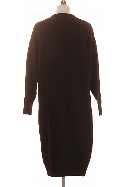 Monki  Šaty Pletené Černé Second hand Vel. XS