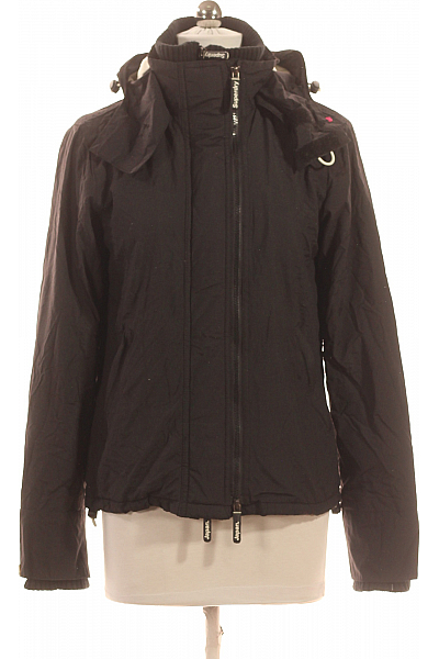 SUPERDRY Zimní Pánská Bunda Černá Vel. S