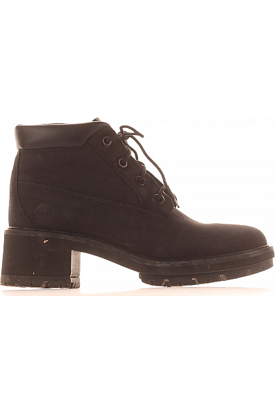 Dámské Boty Kožené Černé Timberland Second hand Vel.  37