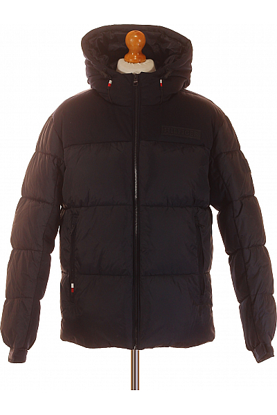 TOMMY HILFIGER Zimní Pánská Bunda Modrá Vel. L