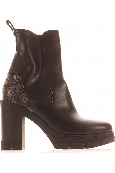 Dámské Kotníkové Boty Černé Guess Second hand Vel. 38