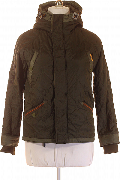 SUPERDRY Pánská Bunda Zelená Second hand Vel. XL