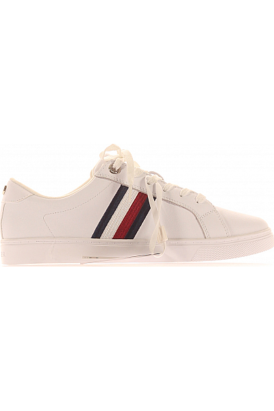 TOMMY HILFIGER Dámské Tenisky Kožené Bílé Vel.  40