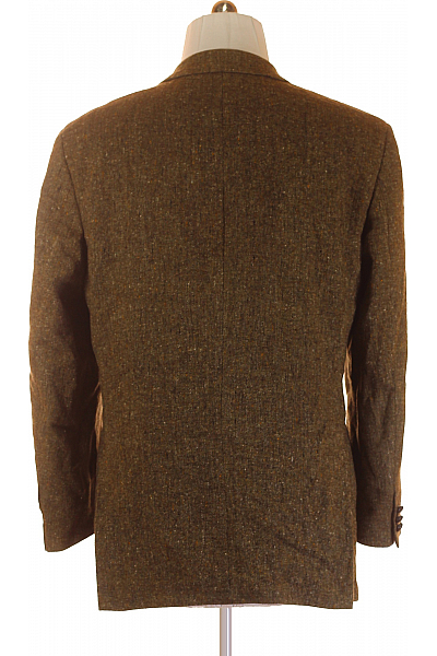 Pánské Volnočasové Sako Khaki Second hand Vel. 54