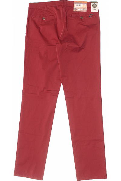 Meyer-hosen Pánské Chino Kalhoty Vínová Outlet