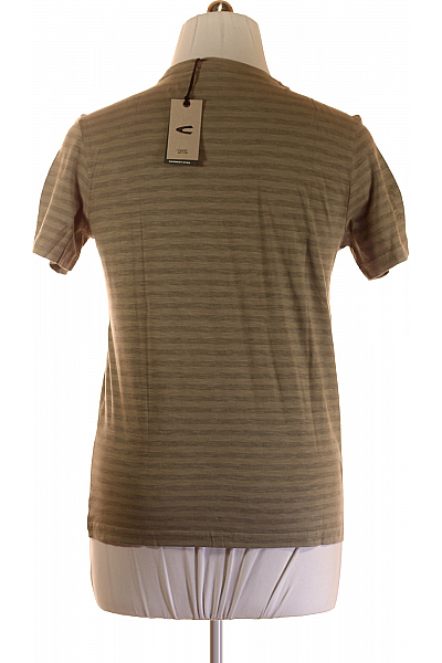 Pánské Tričko s Potiskem Zelené Camel Active