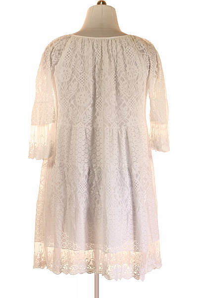  Šaty s Krajkou Bílé