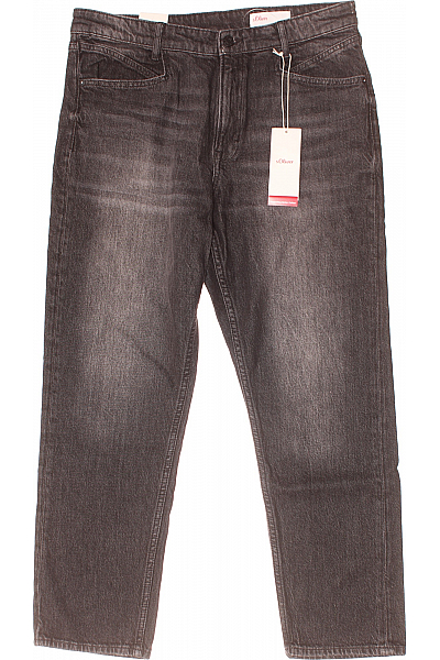 Boyfriend Dámské Džíny Černé S.OLIVER Outlet Vel. 42