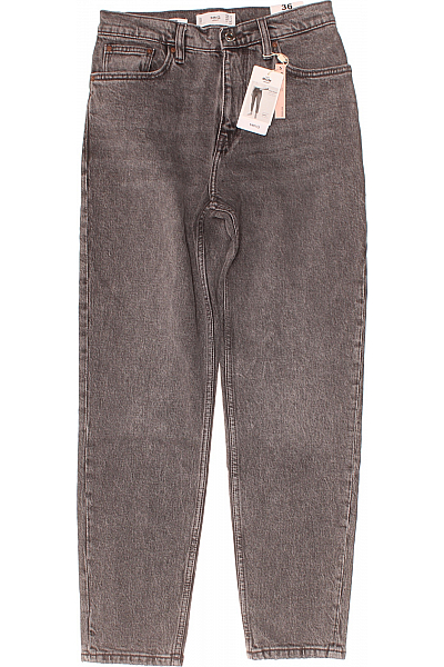 Boyfriend Dámské Džíny Černé MANGO Vel. 36