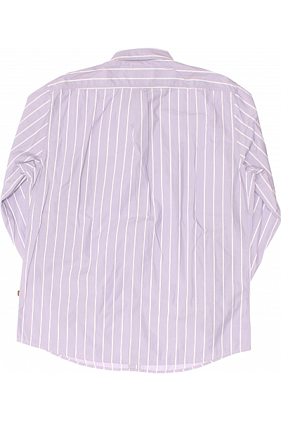 Hugo Boss Vzorovaná Pánská Košile Fialová Vel. XXL