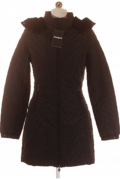 DESIGUAL Zimní Dámská Bunda Černá Vel. 36