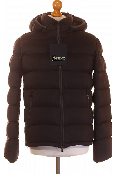 Zimní Pánská Bunda Černá HERNO Vel.  48