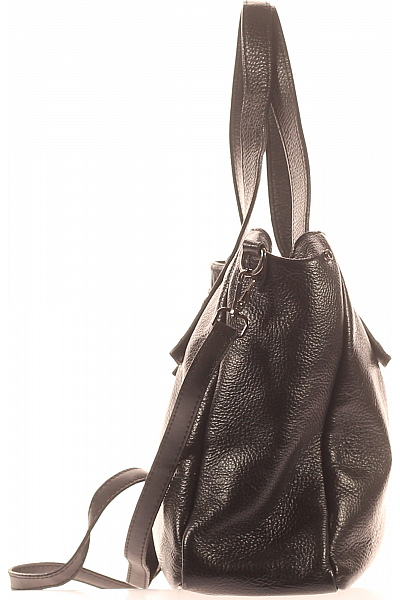  Kabelka Kožená Černá LUISA VANNINI Second hand