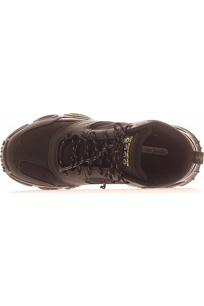 SKECHERS Pánské Boty Kožené Černé Vel.  44