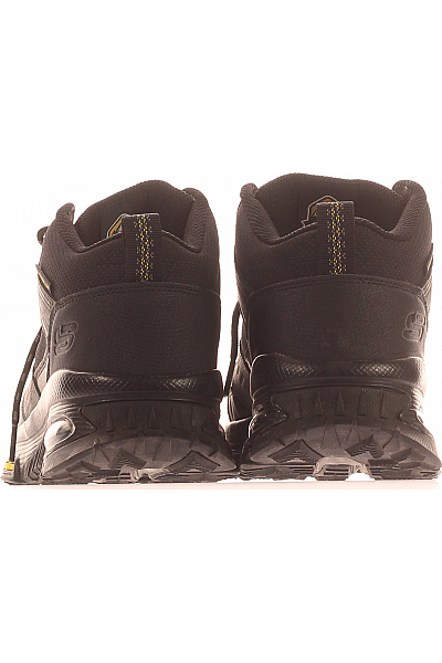 SKECHERS Pánské Boty Kožené Černé Vel.  44