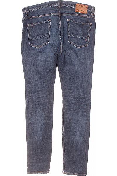 TOMMY HILFIGER Roztrhané Dámské Džíny Modré Second hand Vel. 34/32