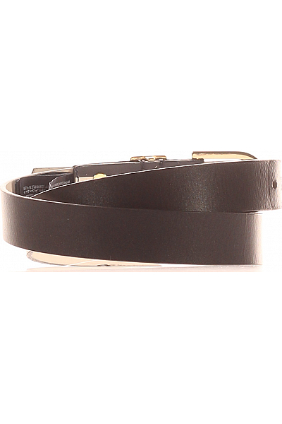 Pásek Kožené Černé TOMMY HILFIGER Second hand