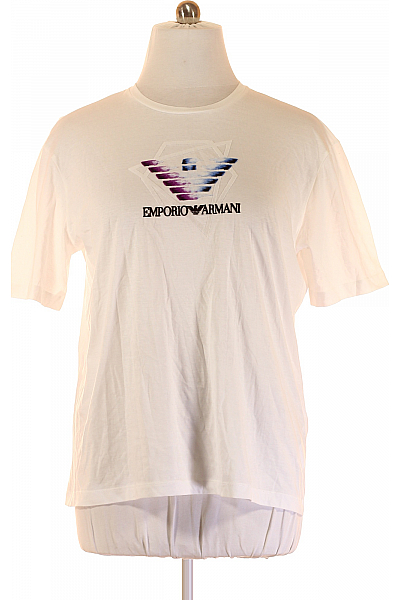 ARMANI Pánské Tričko Bílé Vel.  XXL