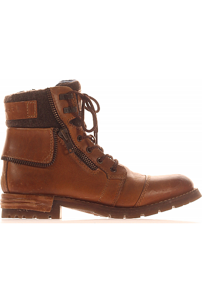 Bugatti Pánské Boty Kožené Hnědé Vel. 42