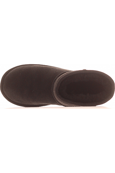 UGG Dětské Boty Kožené Černé Second hand Vel.  35