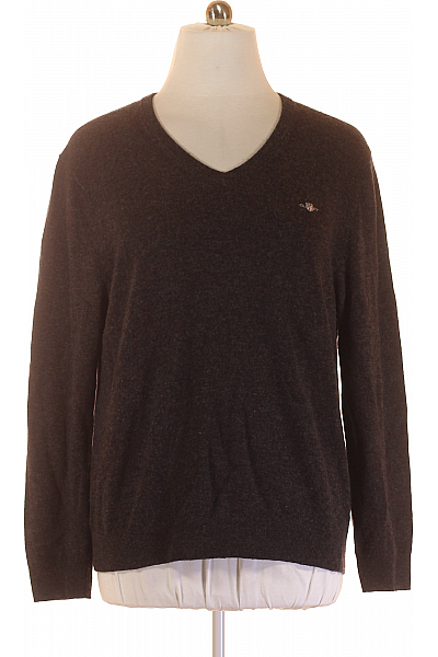 GANT Pánský Svetr Vlněný Šedý Second Hand