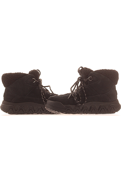 Dámské Boty Kožené Černé UGG Second hand Vel.  38