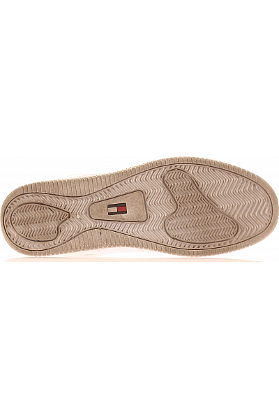 TOMMY HILFIGER Pánské Tenisky Kožené Bílé Vel.  39