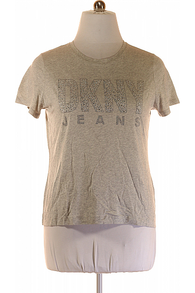 Donna Karan Dámské Tričko Šedé Vel. L