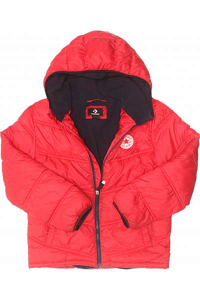 CONVERSE Dívčí Bunda Červená