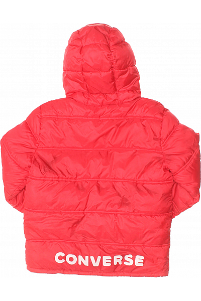 CONVERSE Dívčí Bunda Červená