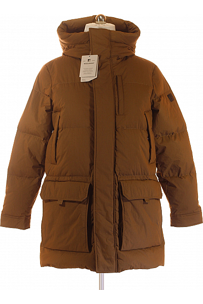 Pánská Bunda Hnědá Woolrich Vel. L