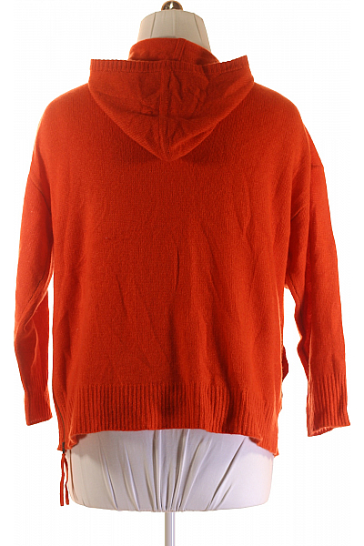 Dámský Svetr Kašmírový Oranžový Cashmere Vel. L