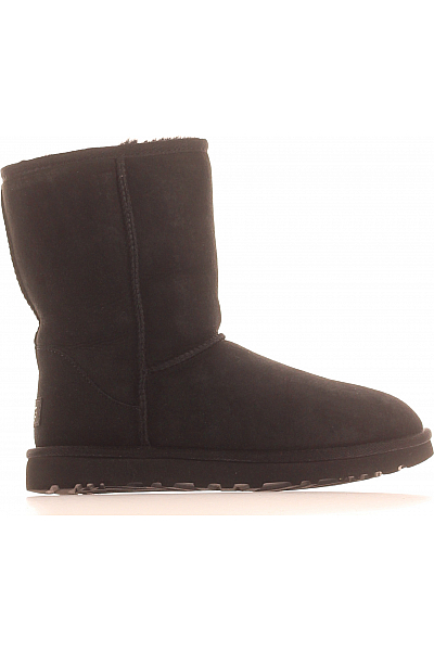 Dámské Válenky Kožené Černé UGG Second Hand Vel. 38