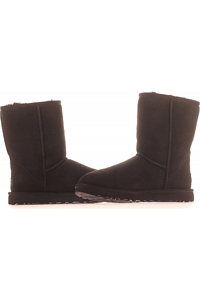 Dámské Válenky Kožené Černé UGG Second hand Vel. 38
