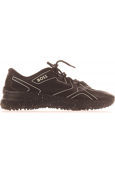 Pánské Boty Černé Hugo Boss Second hand Vel.  43
