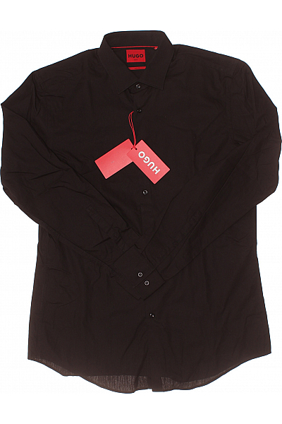 Pánská Košile Černá Hugo Boss Vel. 41