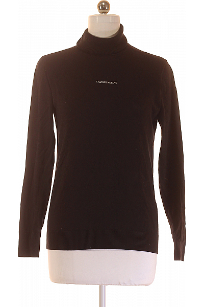 Calvin Klein Dámský Rolák Černý Second Hand Vel.  M