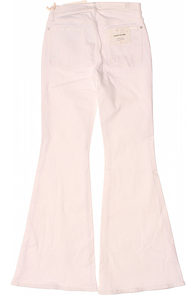 Bootcut Dámské Džíny Bílé 7 For All Mankind Outlet Vel. 27