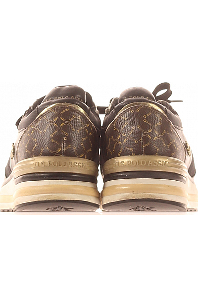 Dámské Tenisky U.S.POLO ASSN. Boty 39 Černé Second Hand Vel. Vel. 39