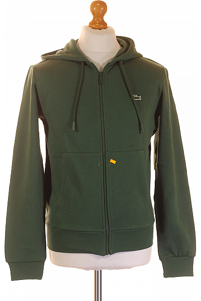 LACOSTE Pánská Mikina Zelená Vel. XS