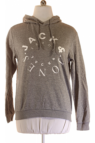 JACK & JONES Pánská Mikina Bez Zapínání Šedá Vel. L
