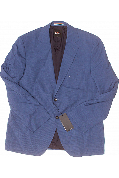 Pánský Společenský Oblek Vlněný Modrý Hugo Boss