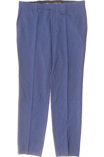 Pánský Společenský Oblek Vlněný Modrý Hugo Boss