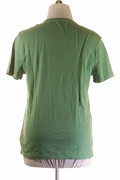 Jednoduché Pánské Tričko Zelené Ralph Lauren Vel. XL