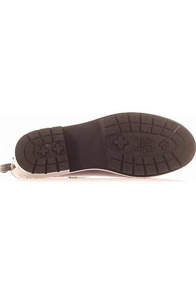 Dámské Kotníkové Boty Černé TOMMY HILFIGER Second hand Vel.  38